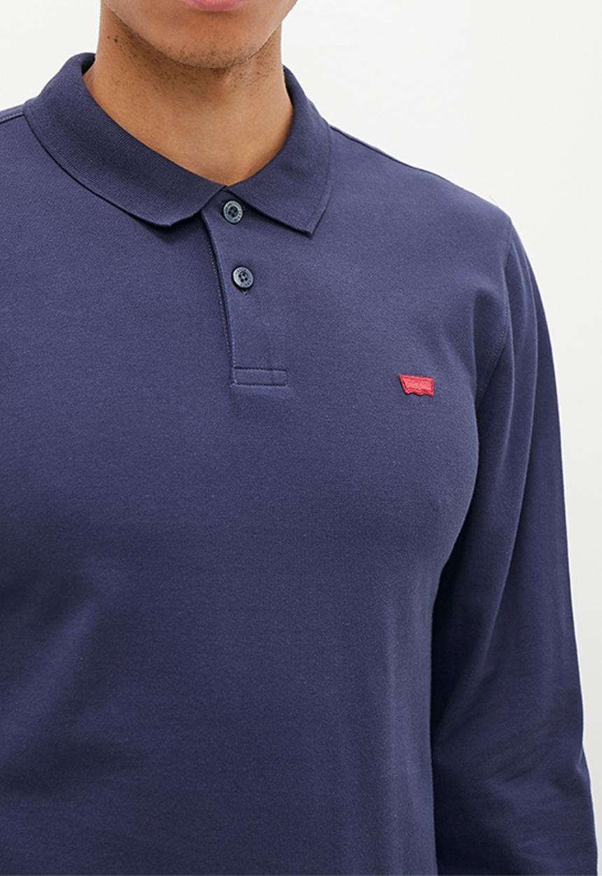 Levi’s® - Long sleeve slim housemark polo - Naval Academy