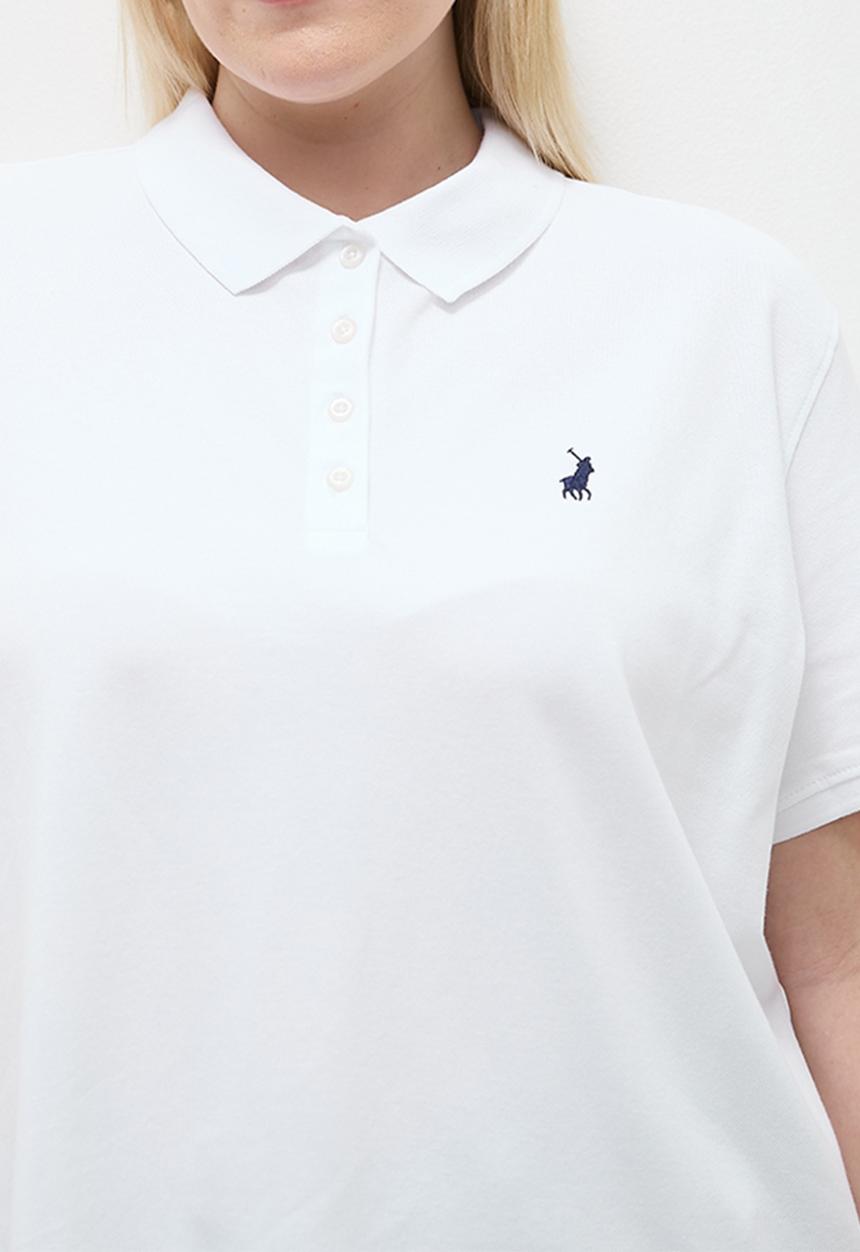 POLO - Plus Margot pony golfer - white