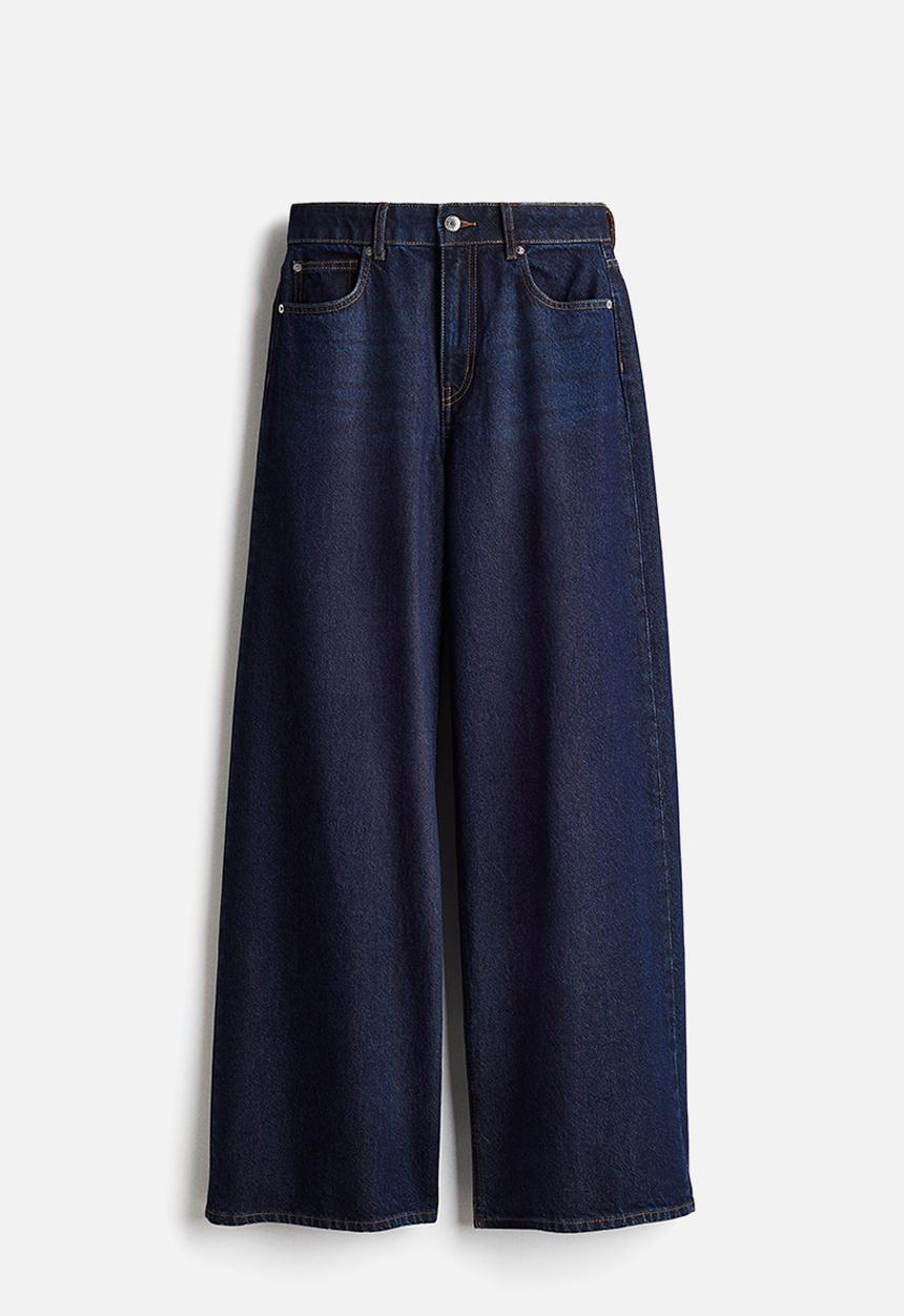 H&M - Wide jeans - dark denim blue