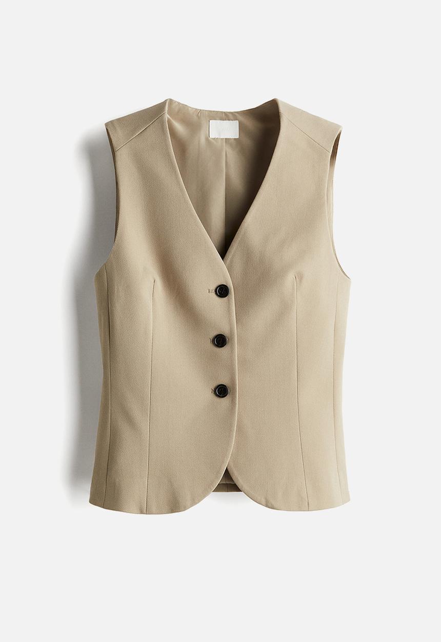 H&M - Tailored suit waistcoat - beige