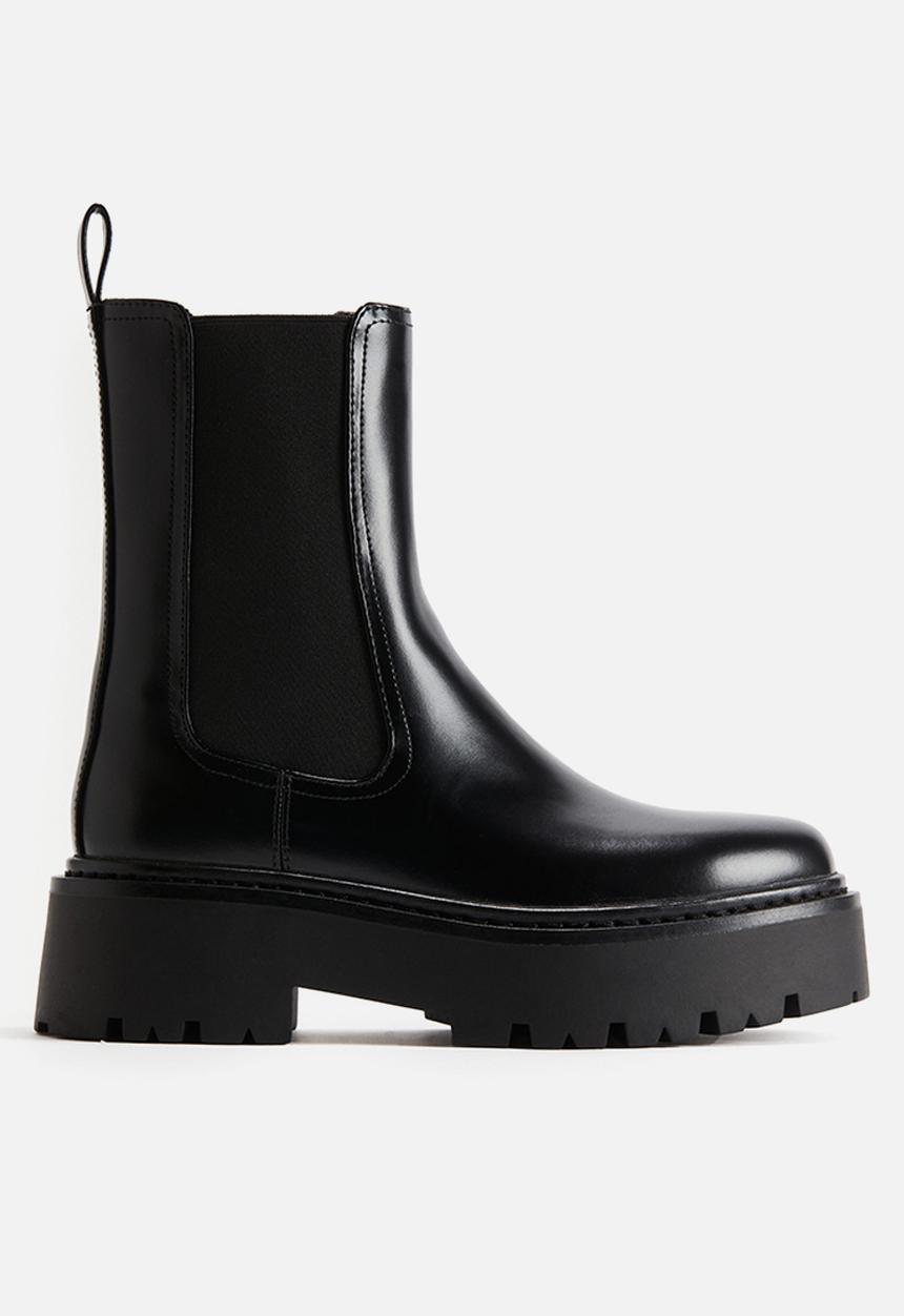H&M - Chunky chelsea boots - black