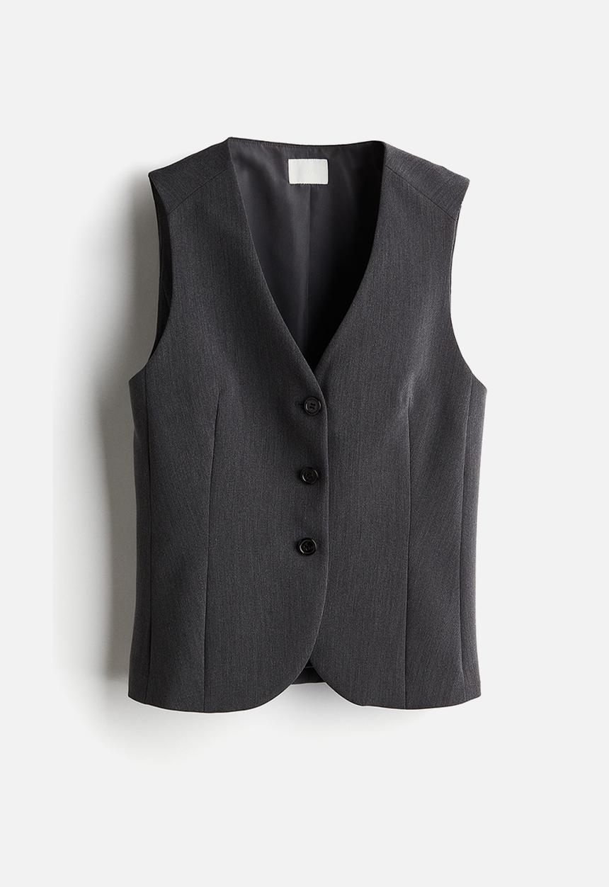 H&M - Tailored suit waistcoat - dark grey