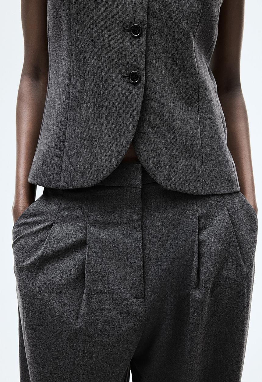 H&M - Tailored suit waistcoat - dark grey