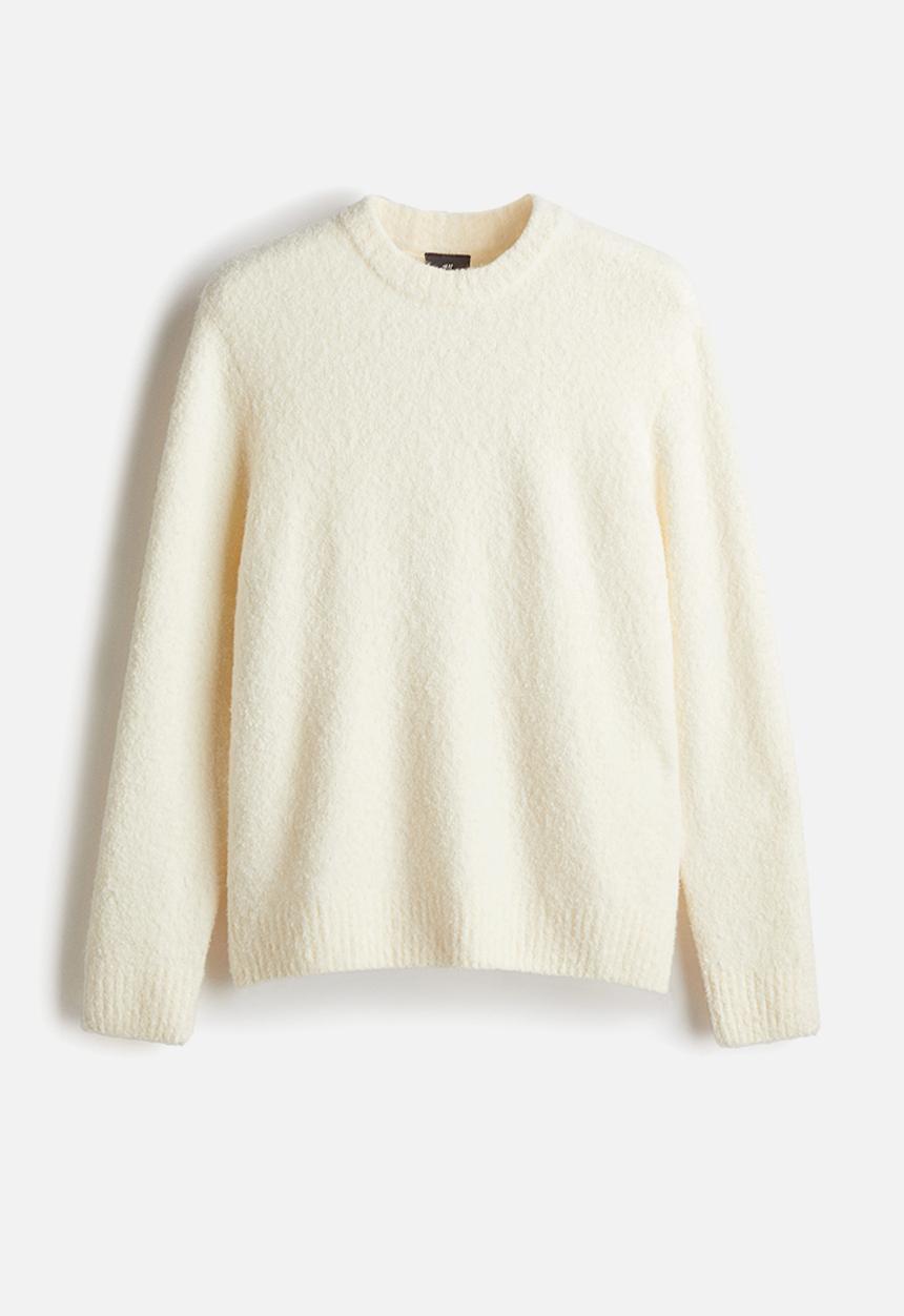 H&M - Regular fit fine-knit jumper - cream