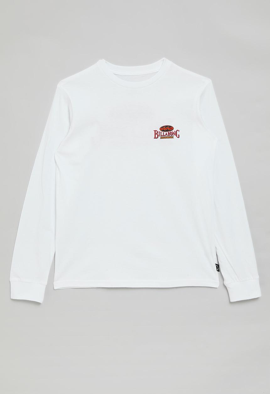 Billabong  - Double spread ls l/s t-shirt - white