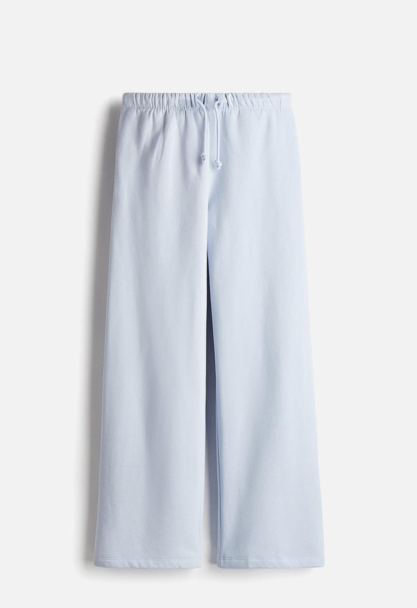 H&M - Wide joggers - light blue