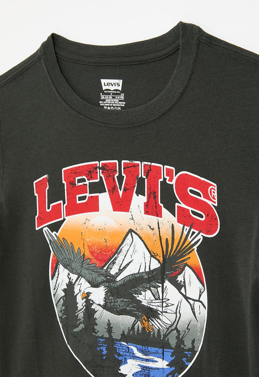 Levi’s® - Lvb soar like an eagle tee - pirate black