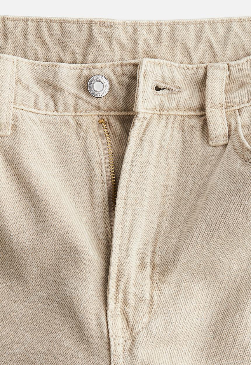 H&M - Wide ultra high jeans - dusty beige
