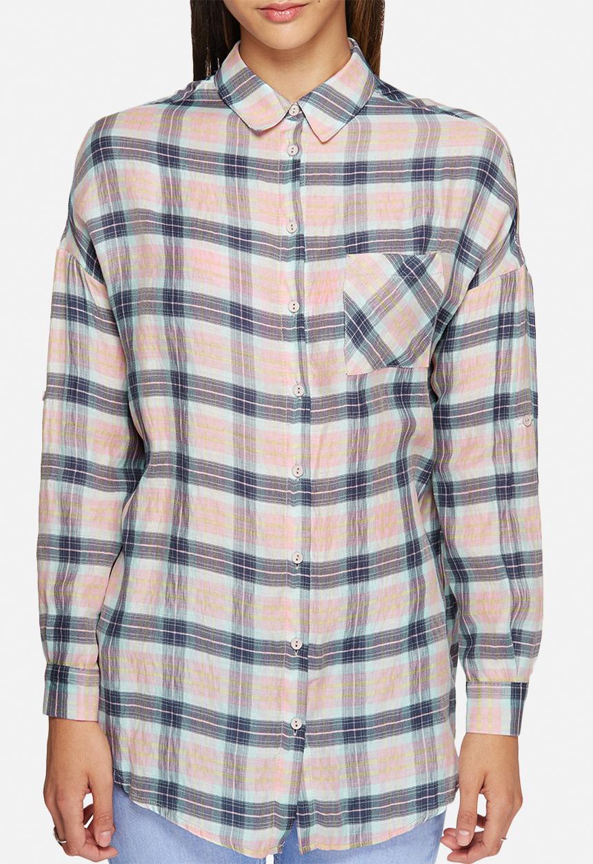 New Look - Bright check shirt