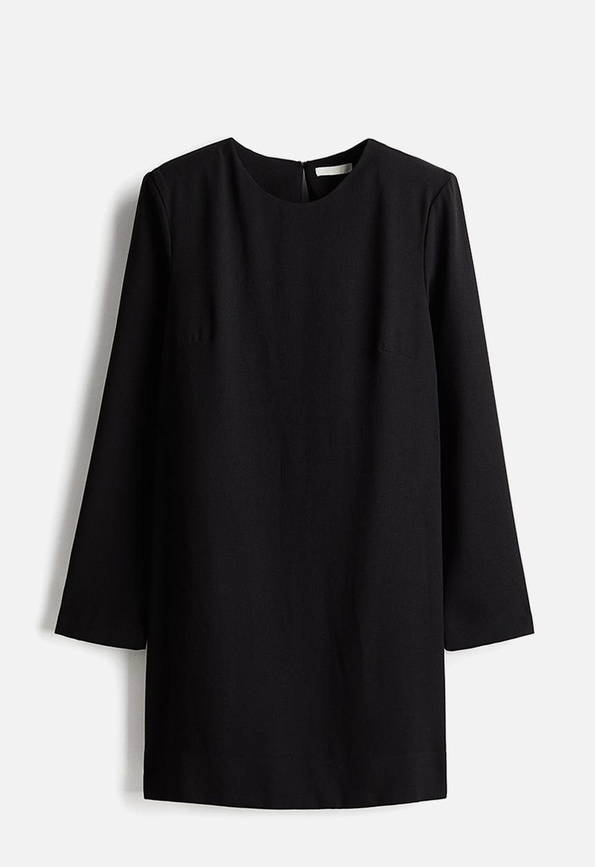 H&M - Shoulder-pad dress - black