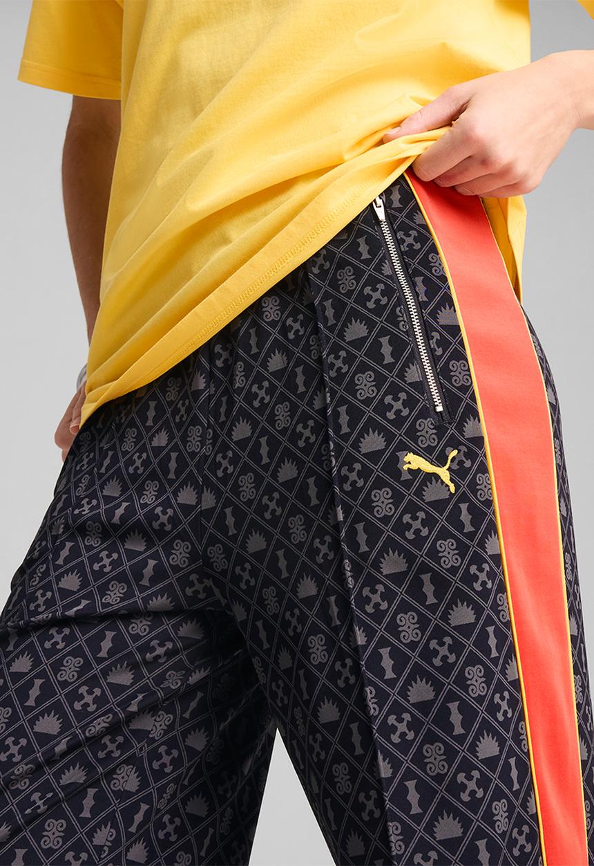 PUMA - Road To Unity Aop Straight Track Pants Dk Op - New Navy-Aop