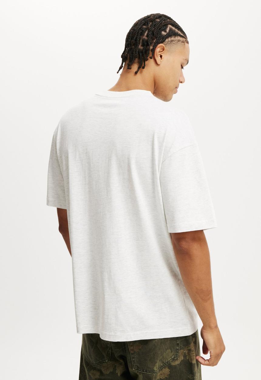 Cotton On - Organic Loose Fit T-Shirt - White Marle