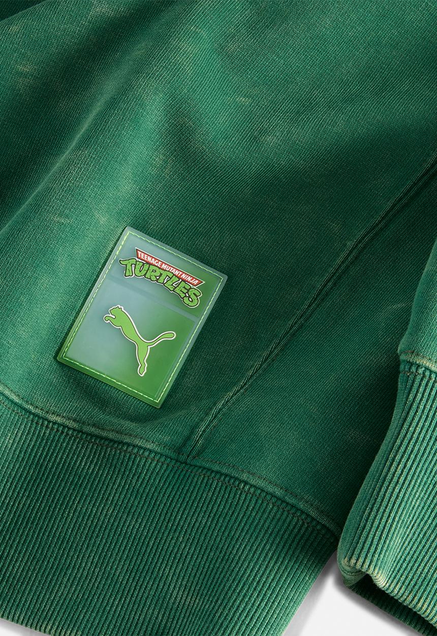 PUMA - PUMA X TMNT Relaxed Graphic Crew TR - Vine