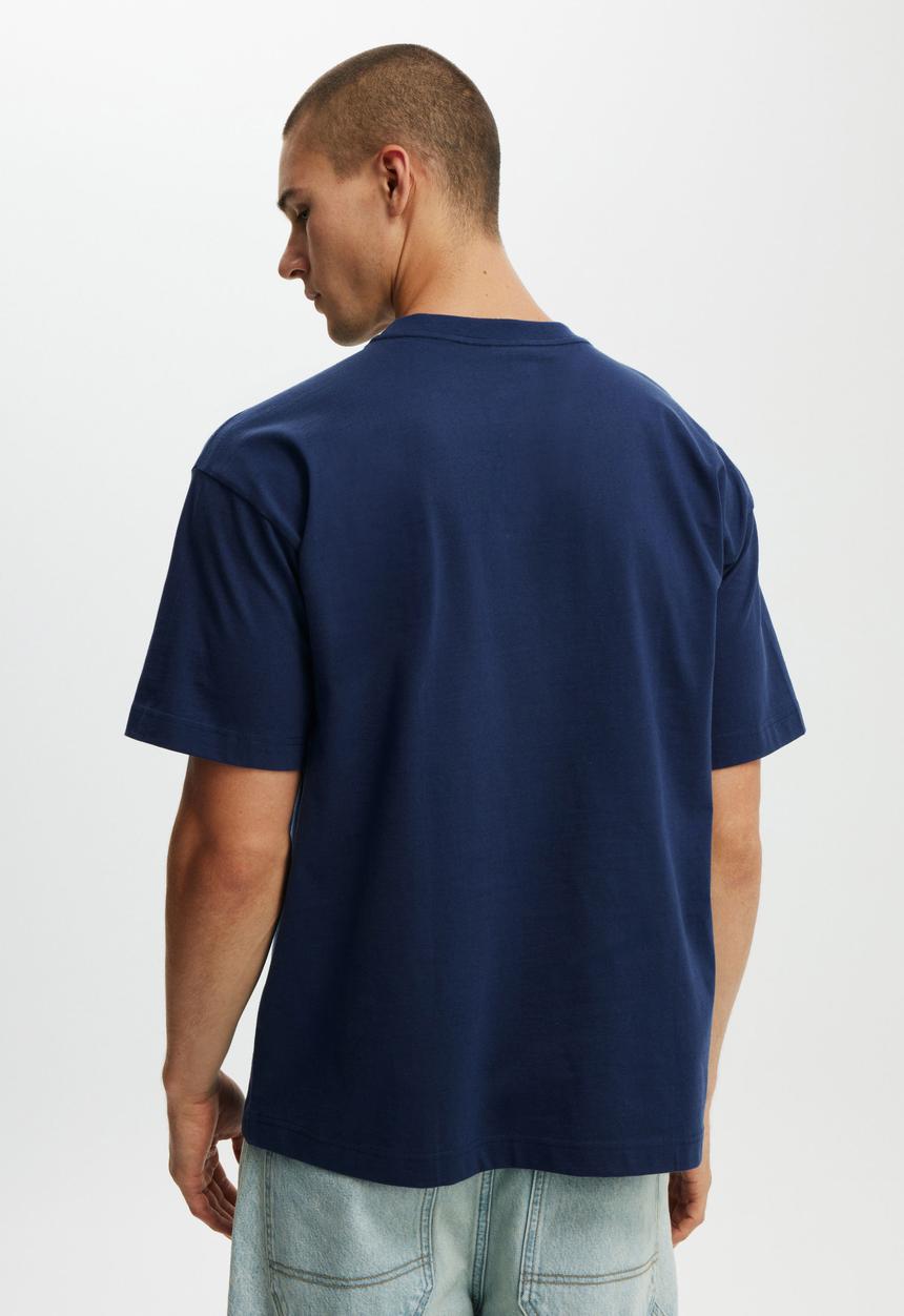 Cotton On - Box Fit T-shirt - True Navy