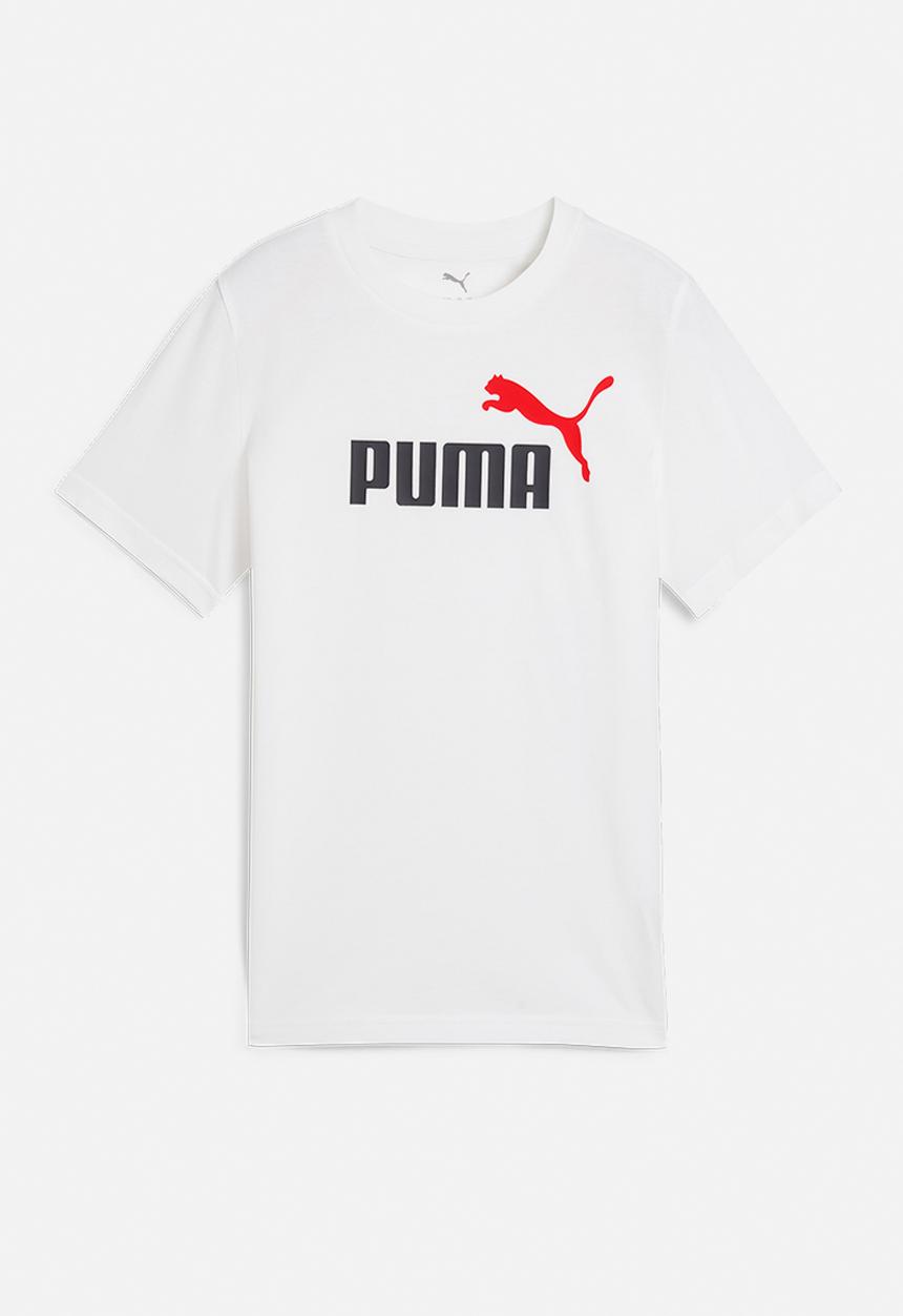 PUMA - Ess 2 color no.1 logotee - white
