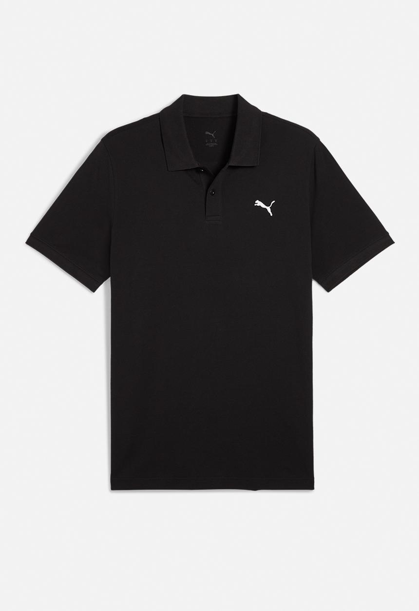 PUMA - Ess small puma logo pique polo m - puma black 