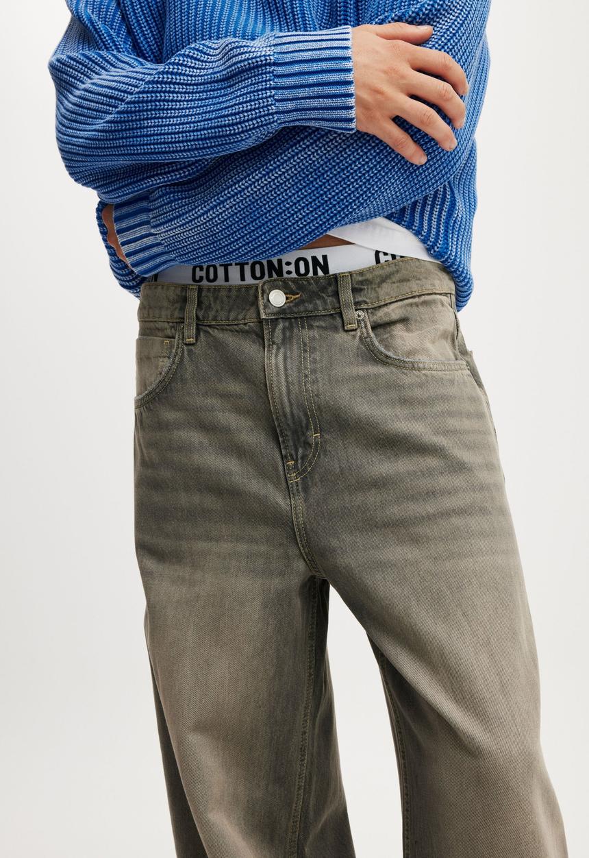 Cotton On - Super Baggy Jean - Y2K Washed Grey