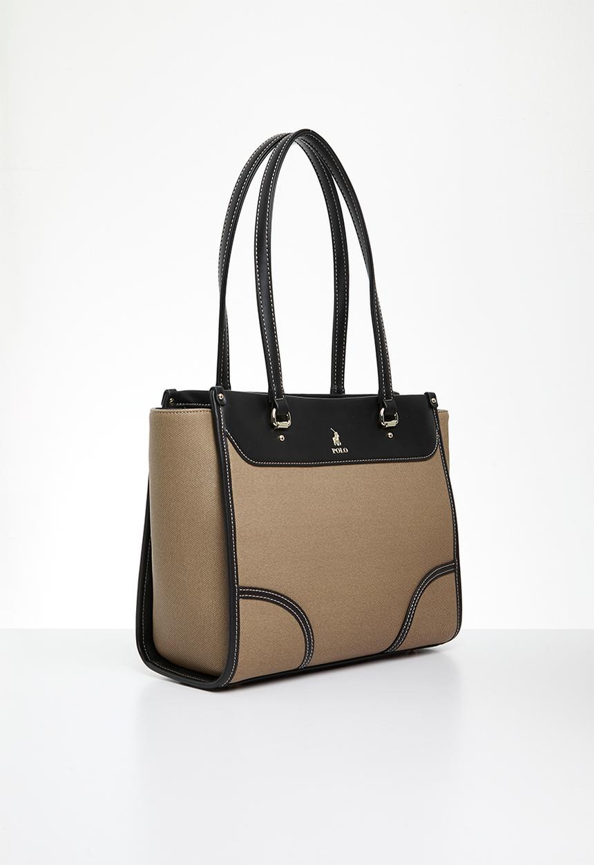 POLO - Sahara tote - neutral & black