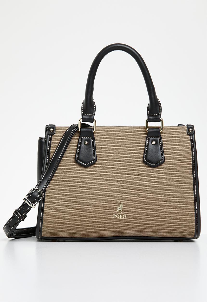 POLO - Sahara small shopper - neutral & black
