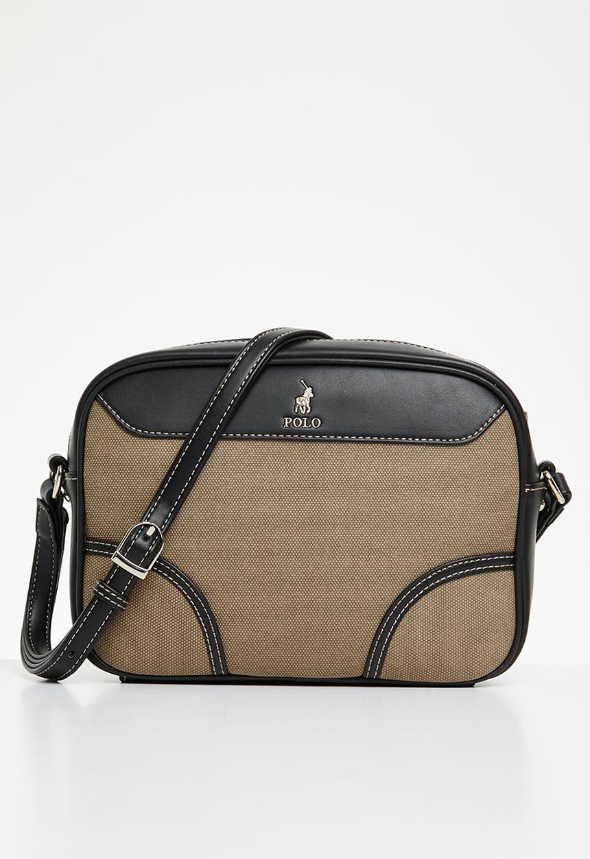 POLO - Sahara camera bag - neutral & black