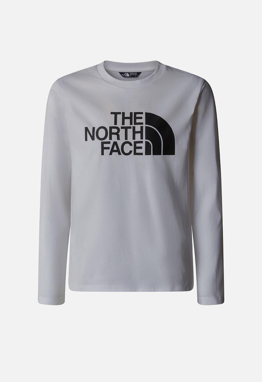 The North Face - Teen Easy Long sleeve Tee - White