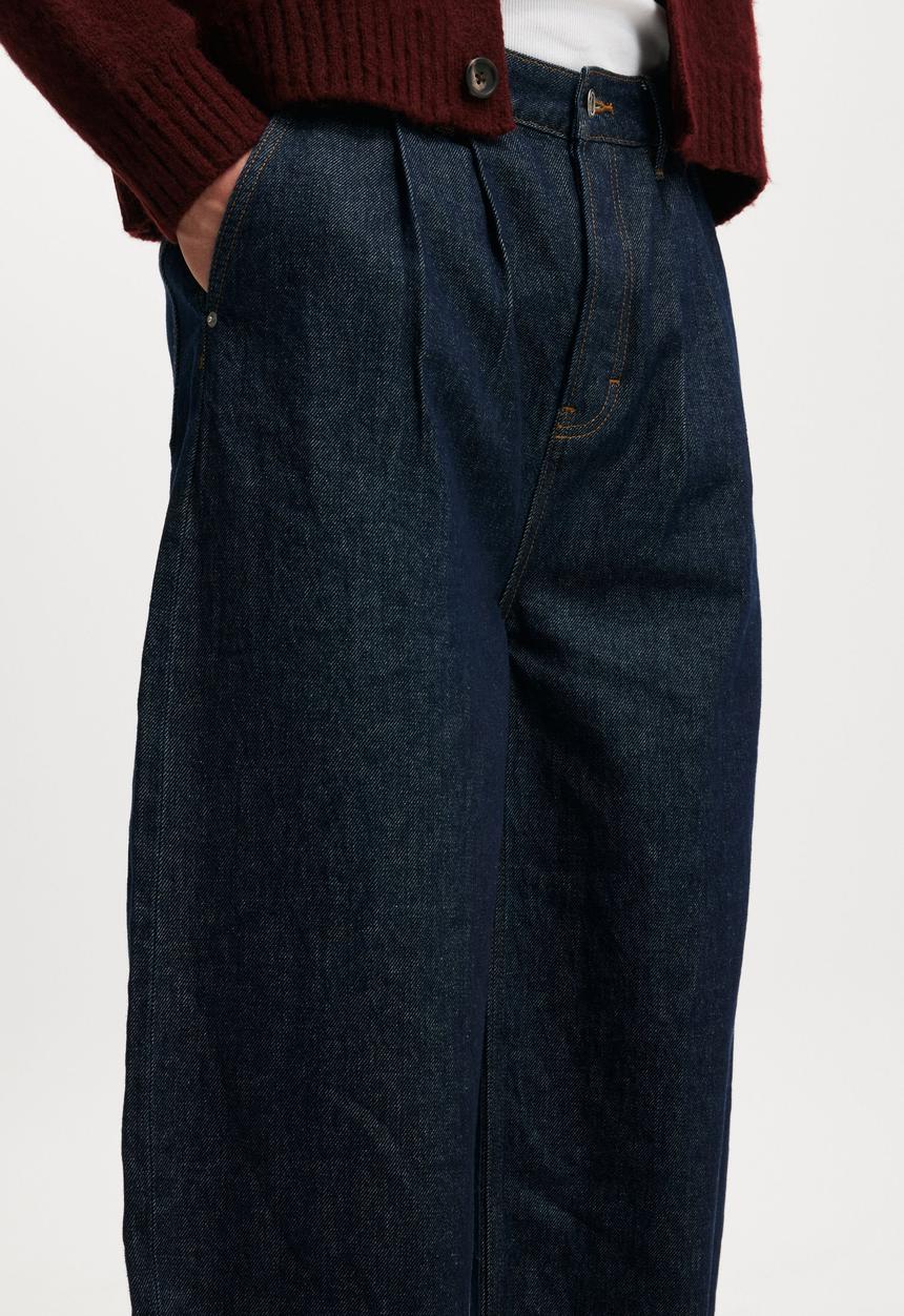 Cotton On - Baggy Balloon Jean - Pleat Shutter Blue