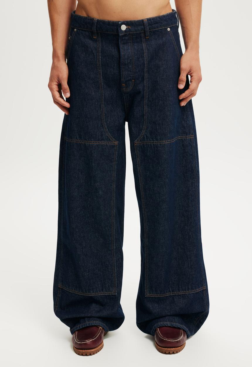 Cotton On - Super Baggy Balloon Jean - Carpenter Shutter Blue