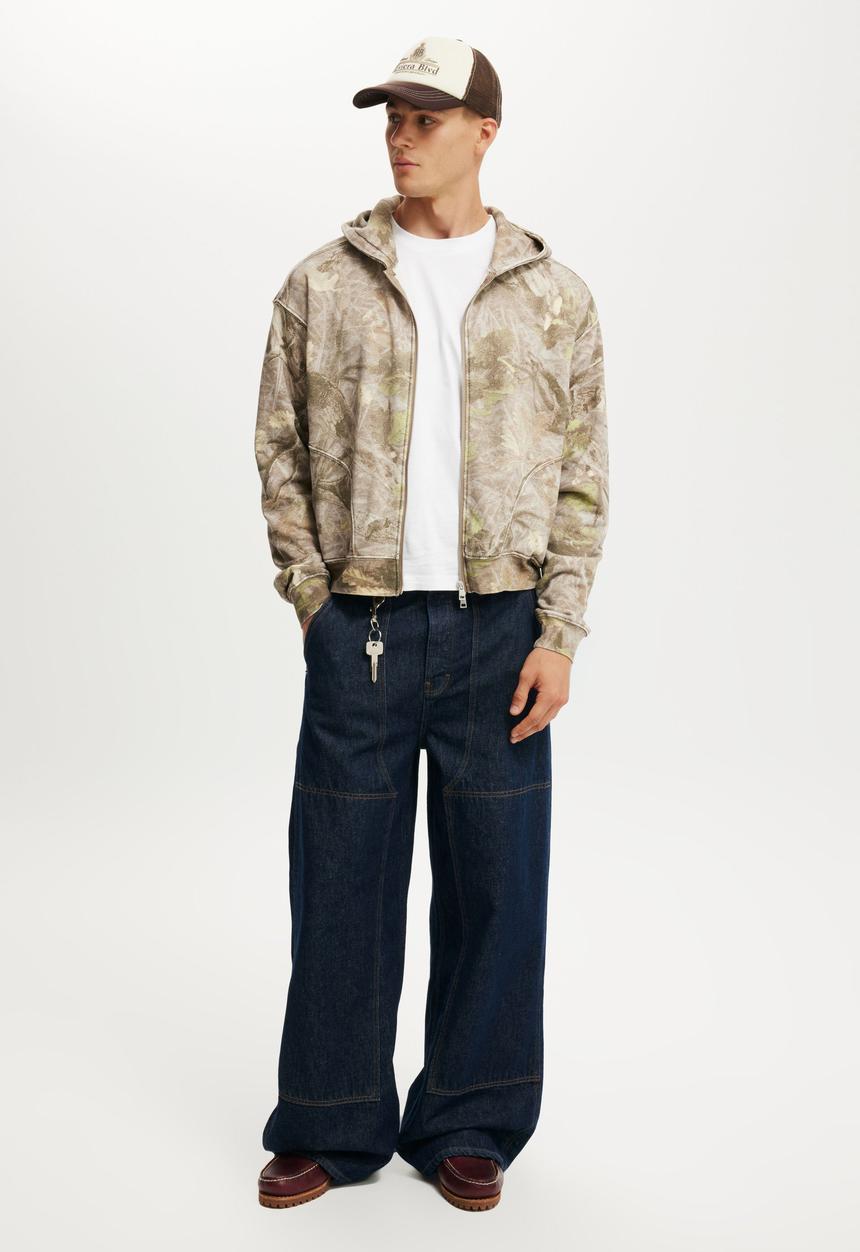 Cotton On - Super Baggy Balloon Jean - Carpenter Shutter Blue