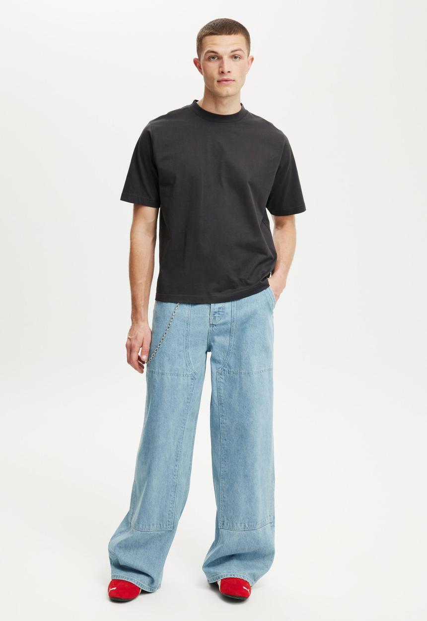 Cotton On - Super Baggy Balloon Jean - Carpenter Sports Blue
