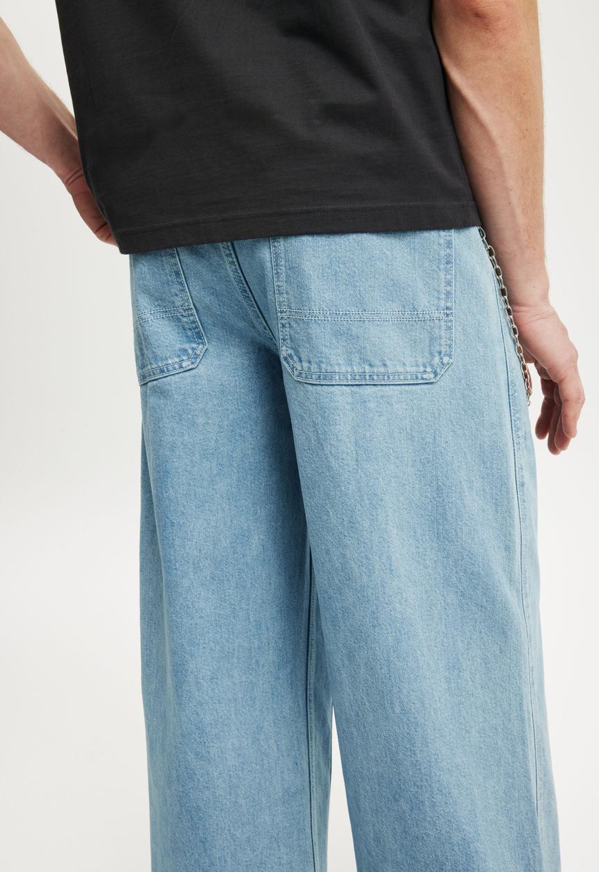 Cotton On - Super Baggy Balloon Jean - Carpenter Sports Blue