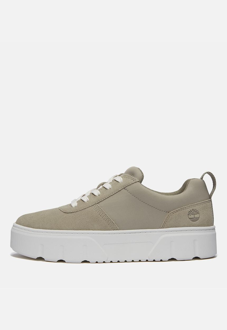 Timberland - Laurel court low lace up sneaker - light taupe suede