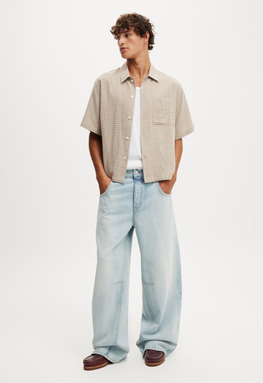 Cotton On - Super Baggy Engineered Jean - Oasis Blue