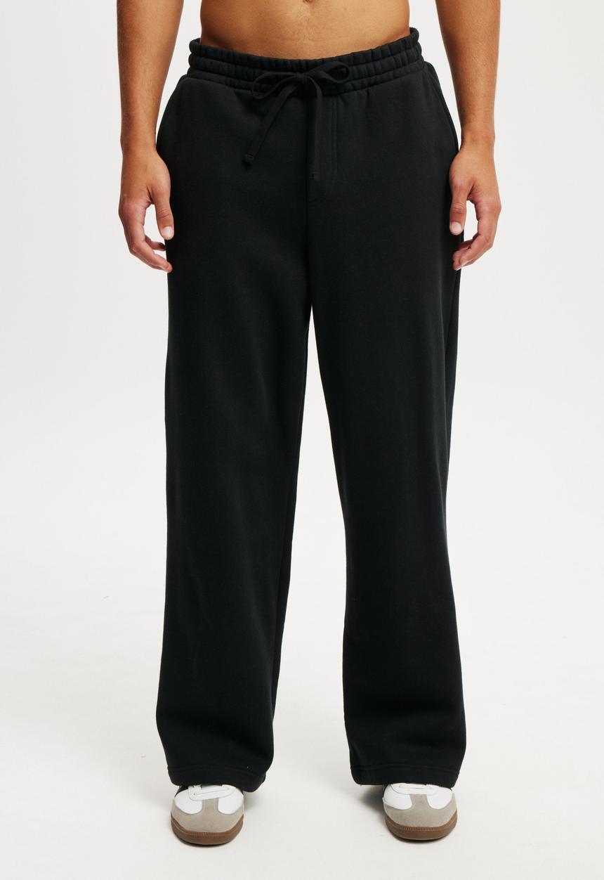 Cotton On - Super Baggy Track Pant - Black