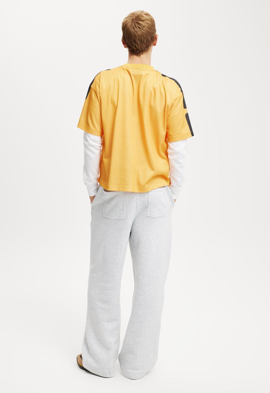Cotton On - Super Baggy Track Pant - Grey Marle