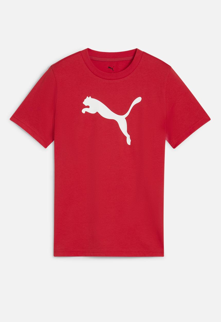 PUMA - ESS Puma Logo Tee B- Red