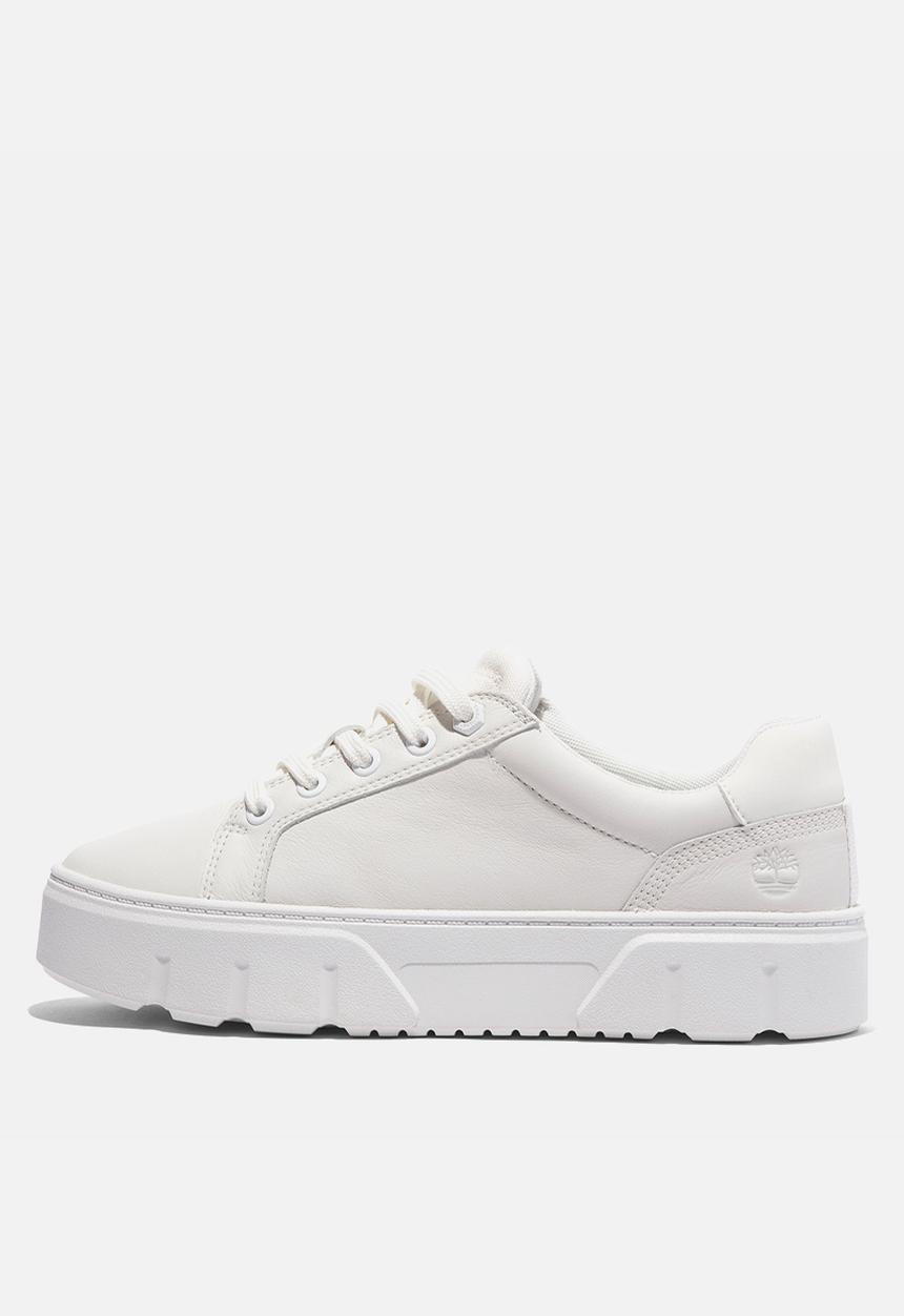 Timberland - Laurel court low lace up sneaker - white full grain