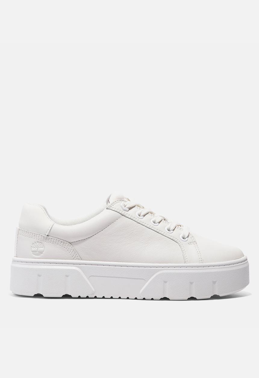 Timberland - Laurel court low lace up sneaker - white full grain