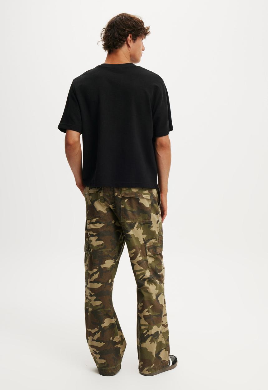 Cotton On - Axel Baggy Cargo Pant - Dark Camo