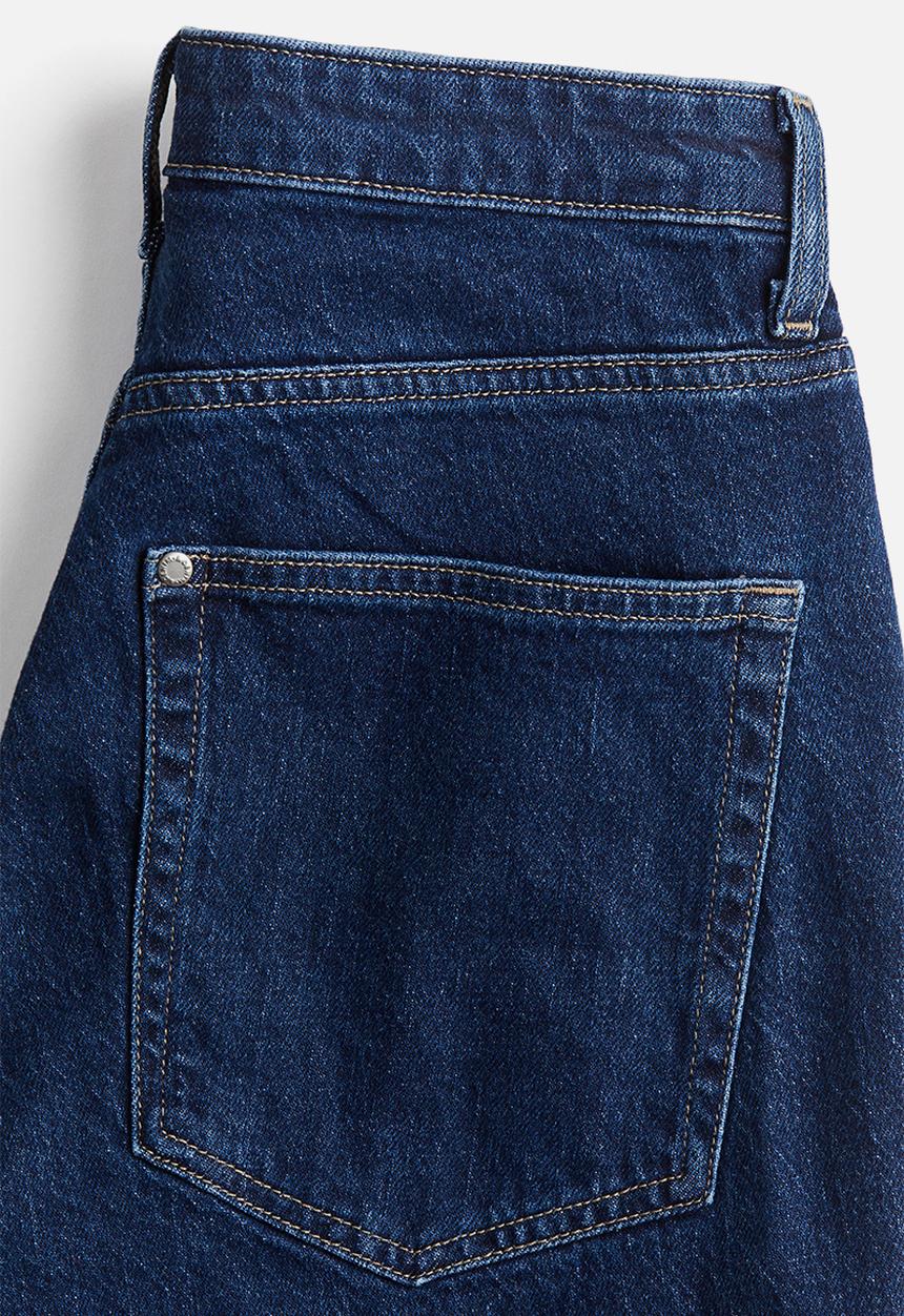 H&M - Curvy fit flared high jeans - blue