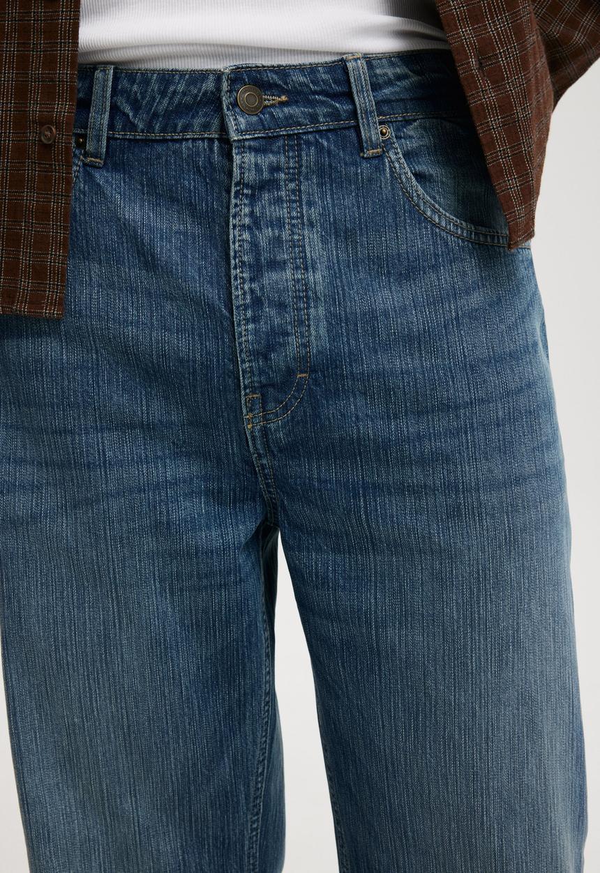 Cotton On - Baggy bootcut jean - muse blue