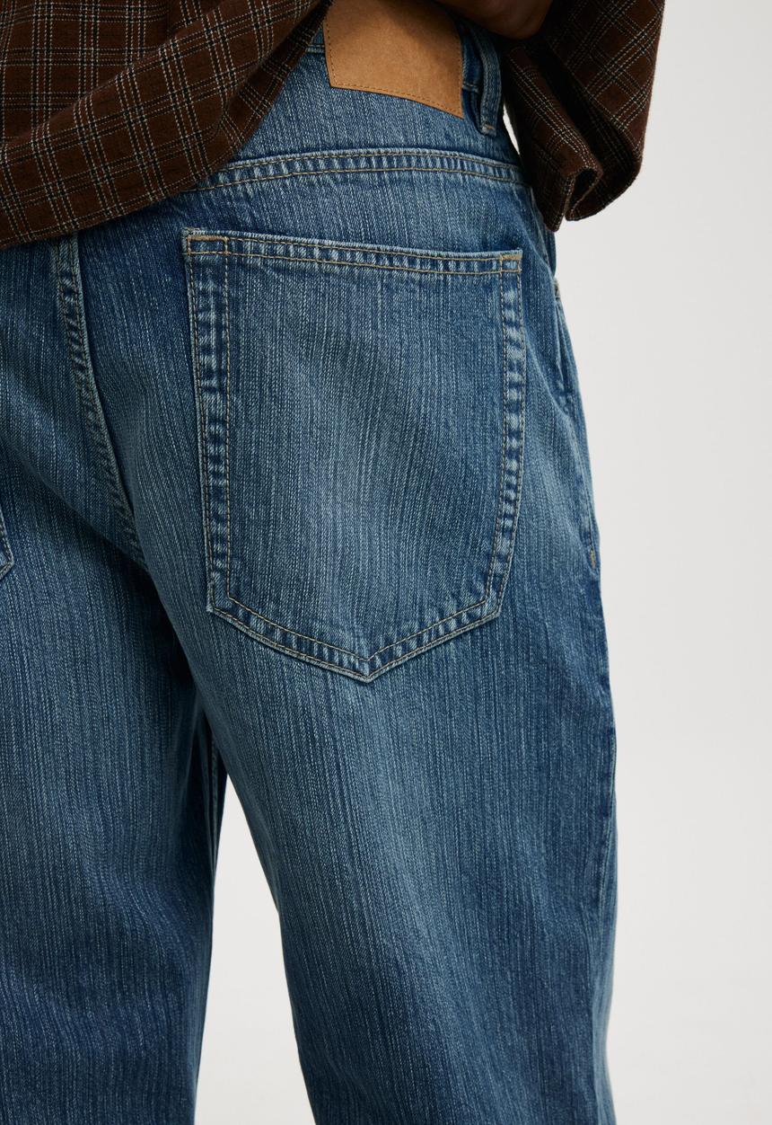Cotton On - Baggy bootcut jean - muse blue