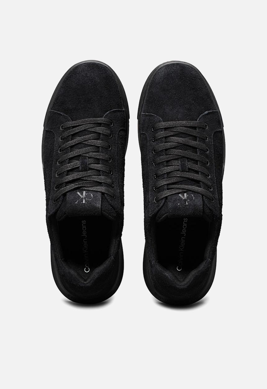 Calvin Klein - Chunky cupsole low suede - triple black