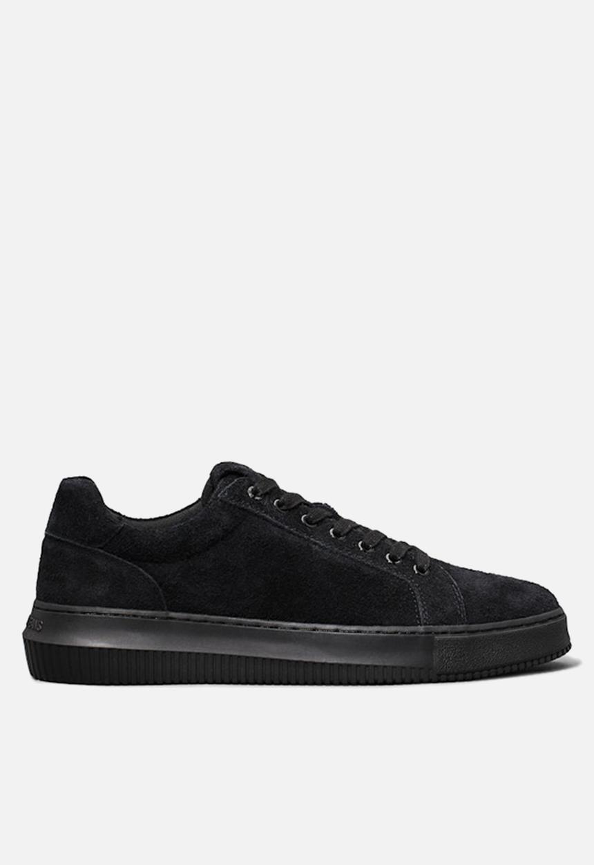 Calvin Klein - Chunky cupsole low suede - triple black