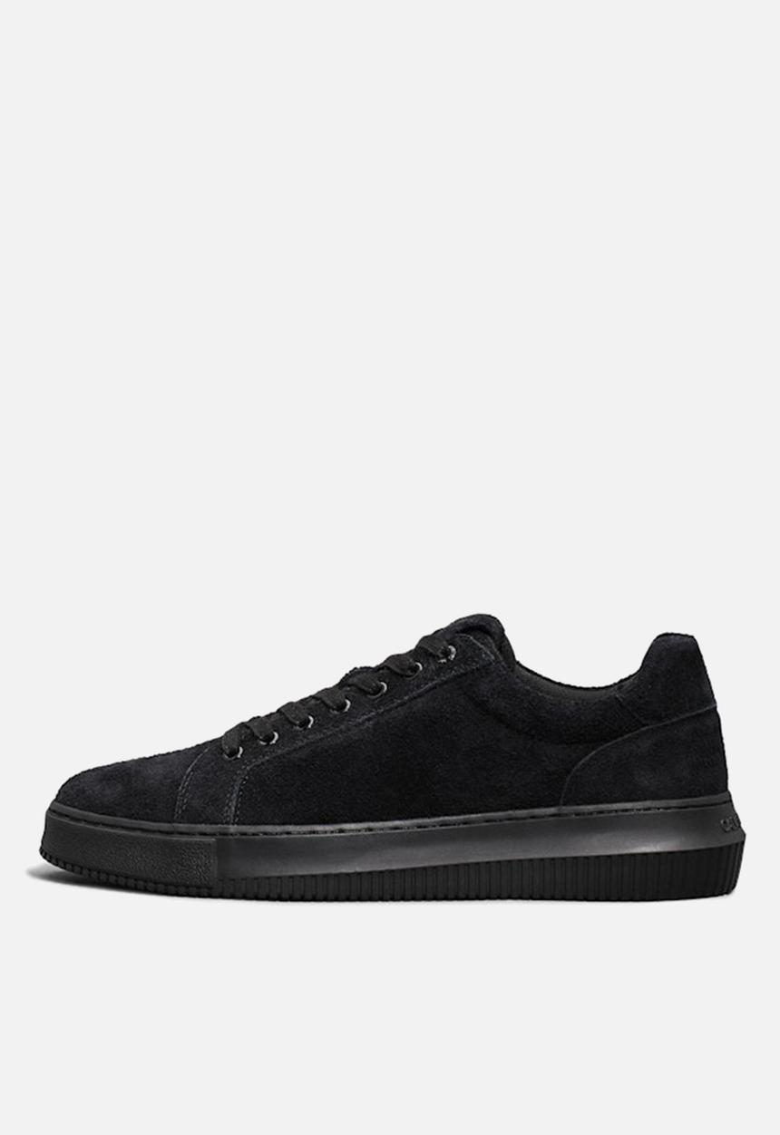 Calvin Klein - Chunky cupsole low suede - triple black