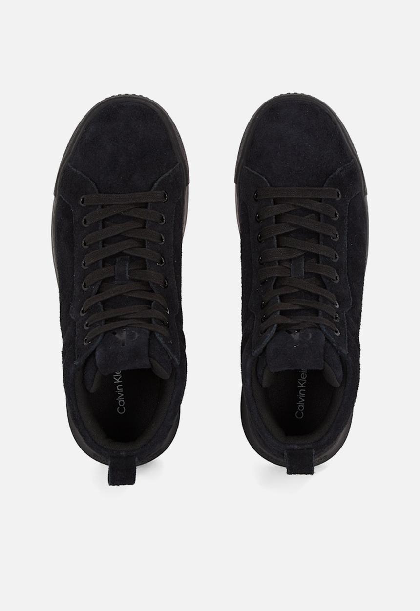 Calvin Klein - Chunky cupsole high suede - triple black