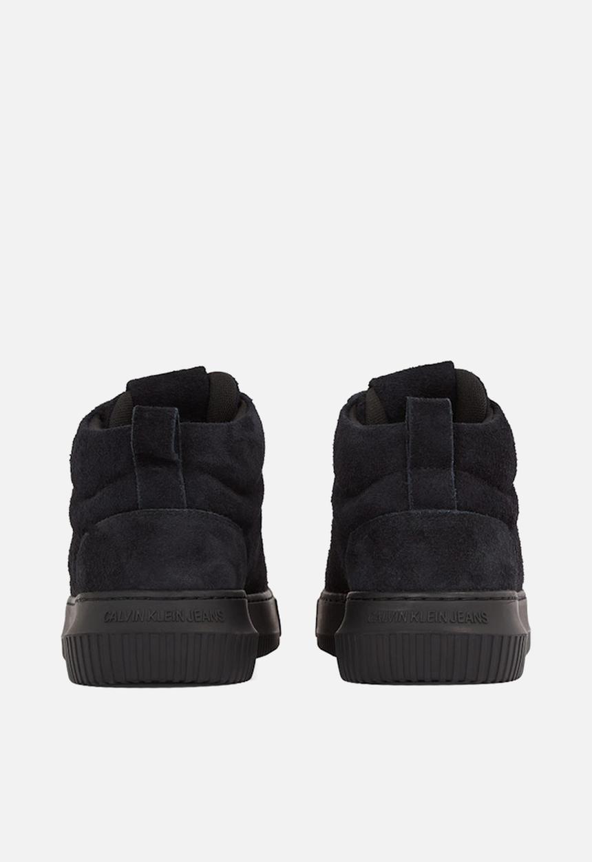 Calvin Klein - Chunky cupsole high suede - triple black