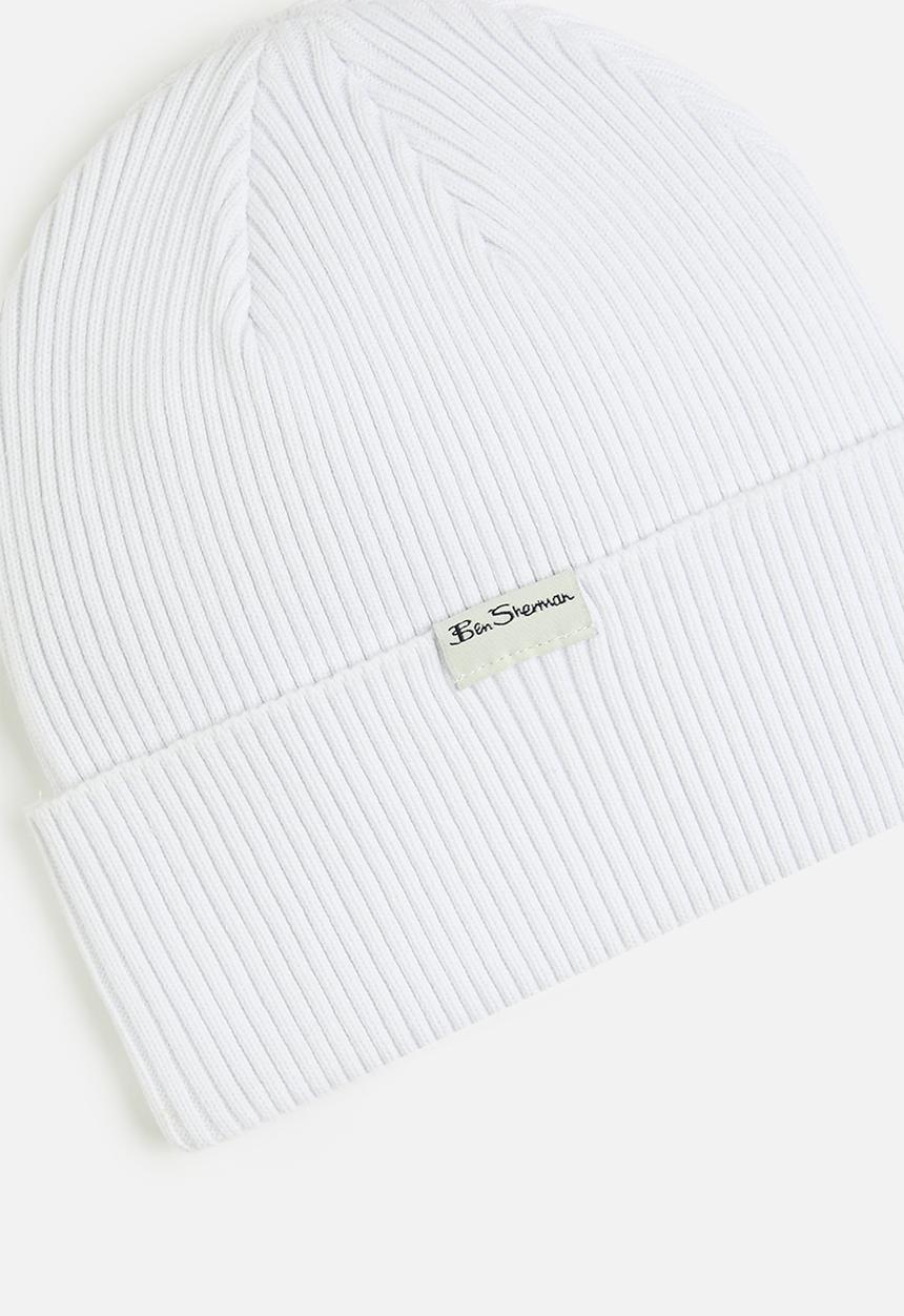 Ben Sherman - Targy Rib Beanie - White
