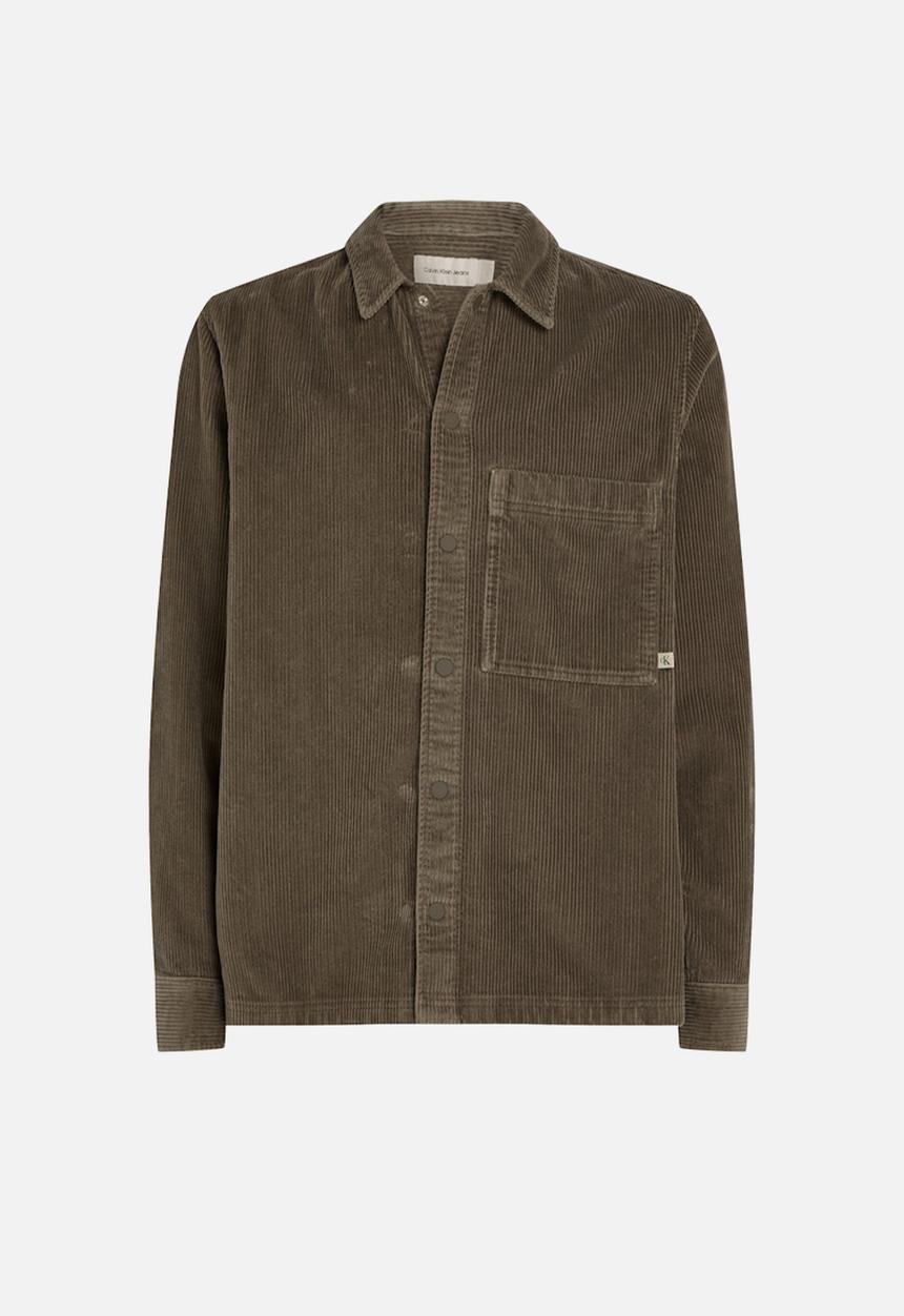 Calvin Klein - Corduroy overshirt - tarmac