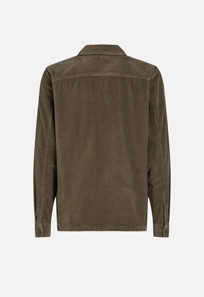 Calvin Klein - Corduroy overshirt - tarmac