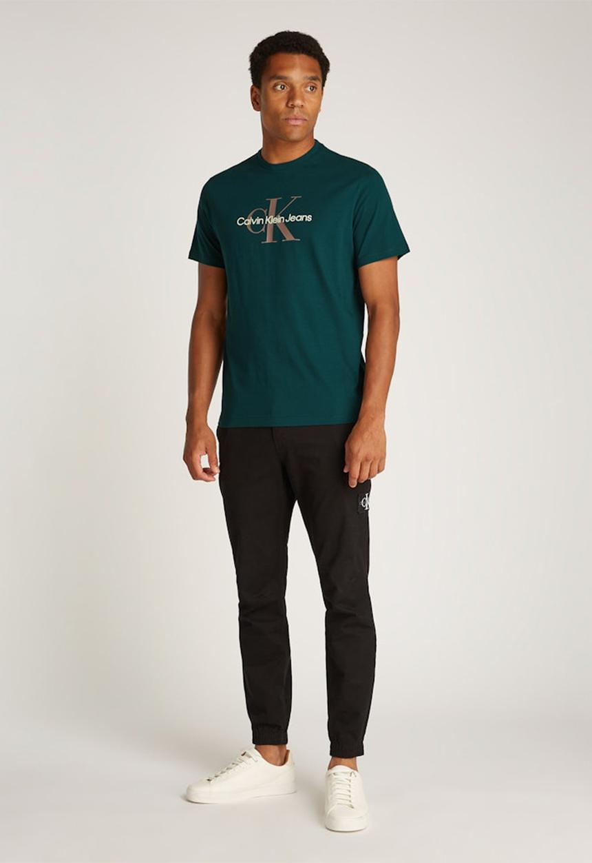 Calvin Klein - Ss hero monogram tee 30s eu opt - ponderosa pine